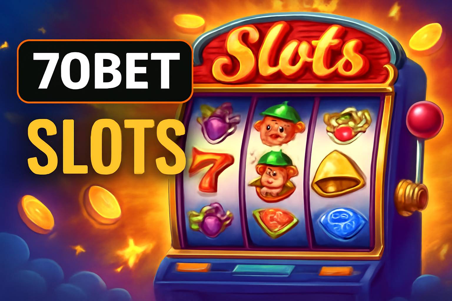 Explore o mundo das slot machines no 70BETCasino